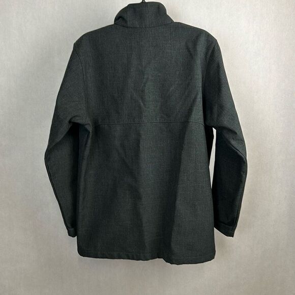 Columbia Mens Jacket Coat Gray Sz Medium Full Zip Softshell Front Hand Pockets - Picture 4 of 8